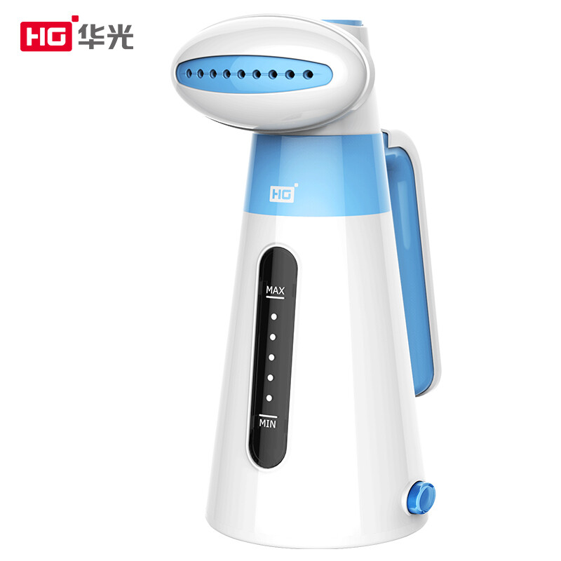 华光QH0110便携式手持挂烫机 蓝色外观下的高效熨烫新体验